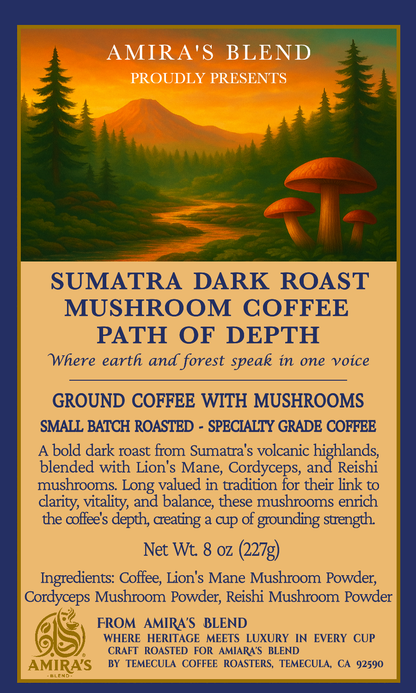 Sumatra Dark Roast Mushroom Coffee– Path of Depth