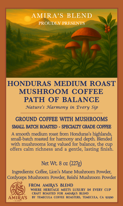 Honduras Medium Roast Mushroom Coffee– Path of Balance